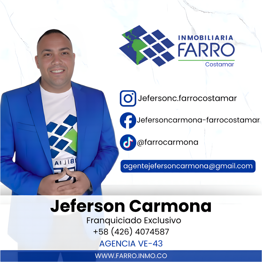 Jeferson Carmona - Agente Inmobiliario Farro